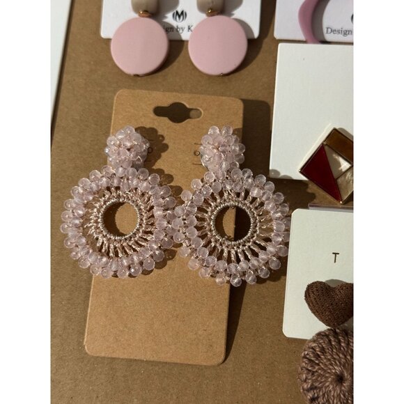 Beonon Earrings Set for Women 9 Pairs Dangle & Stud Earrings - Picture 4 of 7